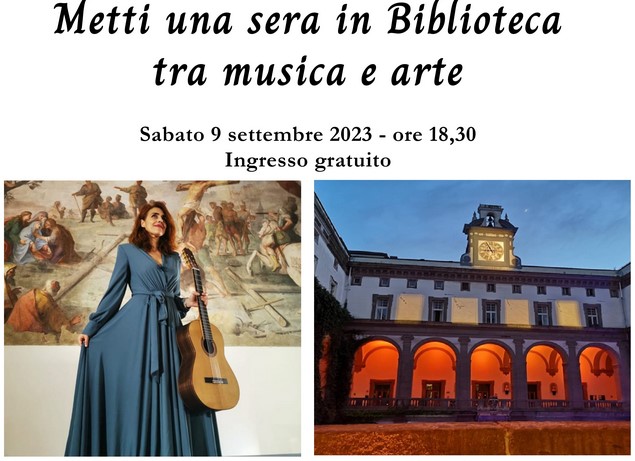 Metti una sera in Biblioteca tra musica e arte